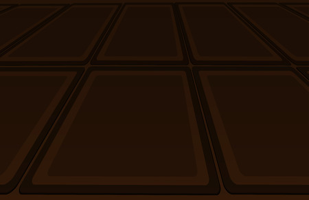 Flooring chocolate color, passing in the distanceのイラスト素材