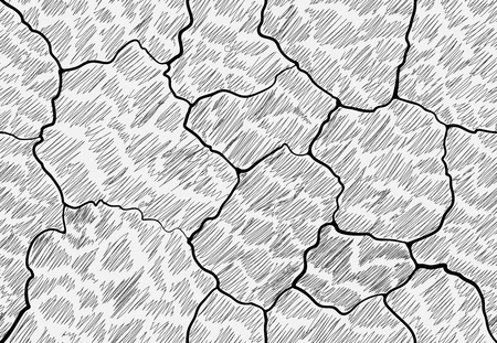 image cracks shaded in the style of Doodle elements for decorations and ornaments seamless patternのイラスト素材