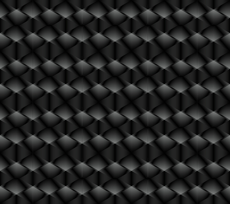 Abstract seamless pattern in dark colors of diamonds with light and dark facesのイラスト素材