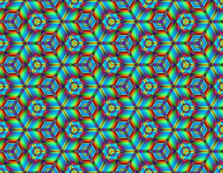 Abstract seamless vector of geometric shapes in modern form for packaging design
