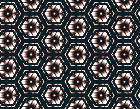 Geometric seamless vector of abstract figures with ice pieces on a stylish background to design...