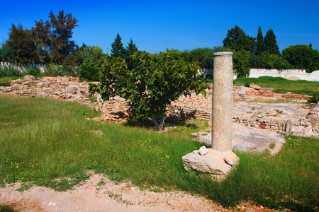 The archaeological site of Hammamet.の写真素材