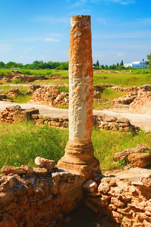 The archaeological site of Hammamet.の写真素材
