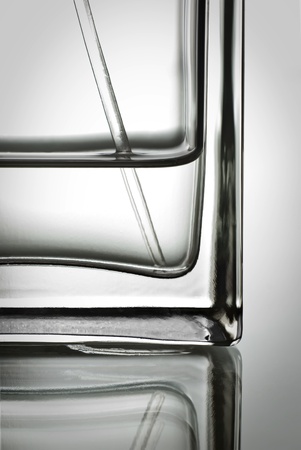 Close up of a bottle with perfumeの写真素材