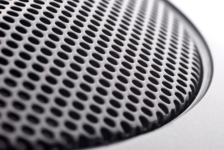 Abstract macro of sound boxの写真素材