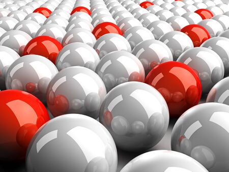 It is a lot of 3d color spheresの写真素材