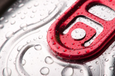 Open ring of cooled metallic jarの写真素材