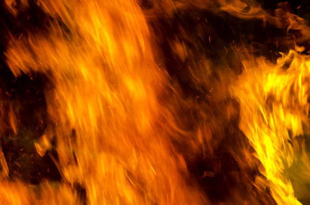 Motion blurred flame.Background photography