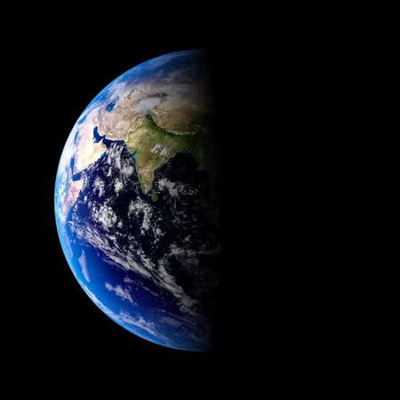 The World globe from space.Elements of this image are furnished by NASA.3dillustration