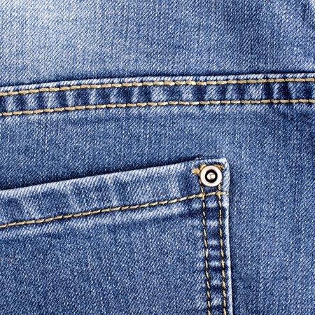 Close-up denim jeans pocket pantsの写真素材