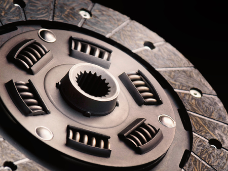 Clutch plate repair on a blackの写真素材