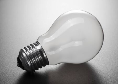 Filament light bulb non glowingの写真素材