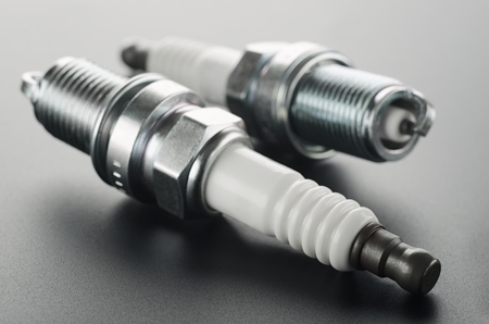 Automotive spark plugs close upの写真素材