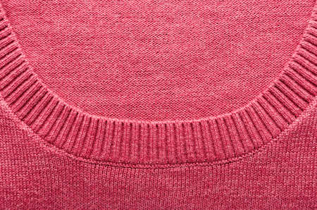 Closeup woolen knitting jumper sweater textureの写真素材