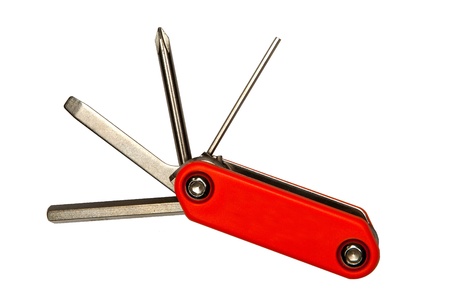multitool isolated on white