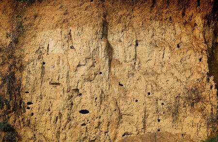 clay soil - abstract natural backgroundの写真素材