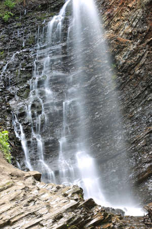 nice varefall Zhanetsky Guk in Carpathians