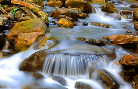 scene with nice cascade of mountain stream

の写真素材