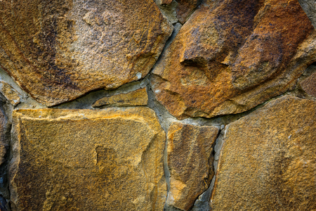Abstract background with rough stoneworkの写真素材