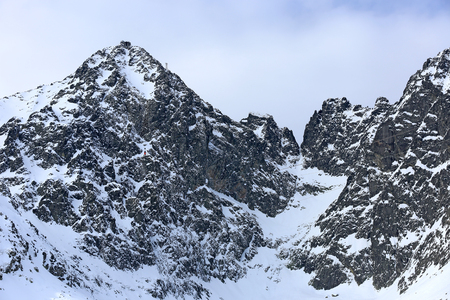 Tatra Mountains, Lomniysky Stit. Slovakiaの写真素材