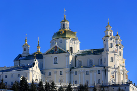 Pochaev's Lavra at nice day. Take it in Ukraineの写真素材