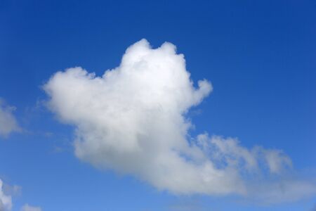 nice cloud in blue skyの写真素材