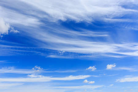 Abstract view on nice summer sky with cloudsの写真素材