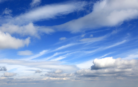 nice scene with clouds in sky