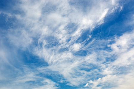 abstract background with clouds in blue skyの写真素材