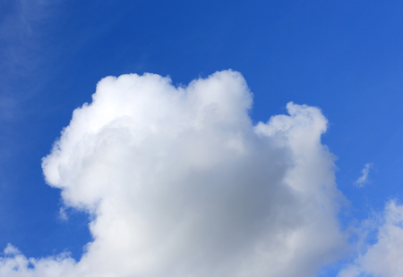 nice abstract clouds in blue skyの写真素材