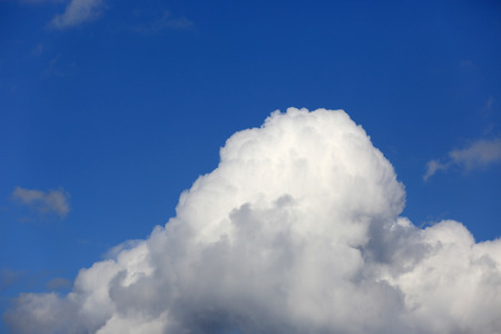 abstract white clouds in skyの写真素材