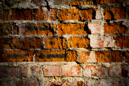 Old brickwork in wall - abstract backgroundの写真素材