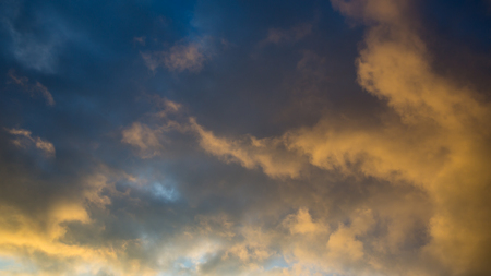 nice abstract sky on evening timeの写真素材