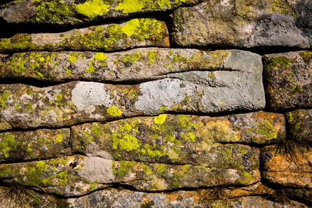 abstract background with old stone wallの写真素材