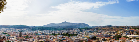 Panorama of the city. Greece. Crete. Rethymnon
