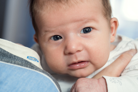 Infant. Portrait of a baby close up
