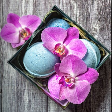 Bomb for the bath. A means for swimming. Ball. Cosmetic. SPAの写真素材