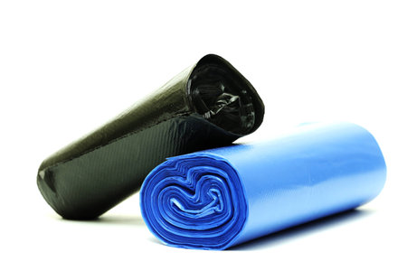 Disposable bags rollの写真素材