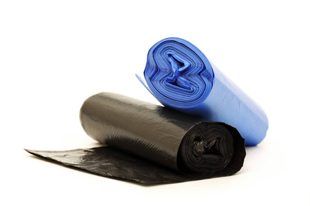 Disposable bags rollsの写真素材