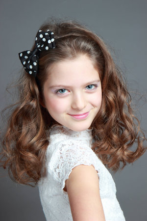 Portrait of a beautiful child の写真素材