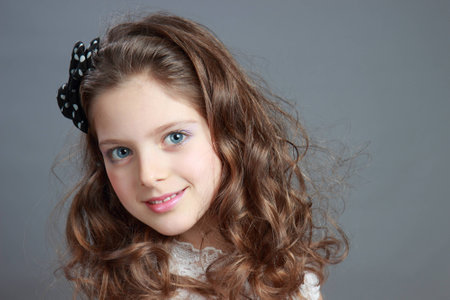 Portrait of a beautiful child の写真素材