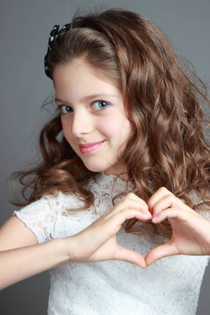 Portrait of a beautiful child の写真素材