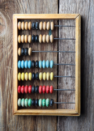  wooden abacus の写真素材