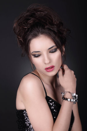 A portrait of beautiful girl.の写真素材