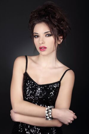 A portrait of beautiful girl.の写真素材
