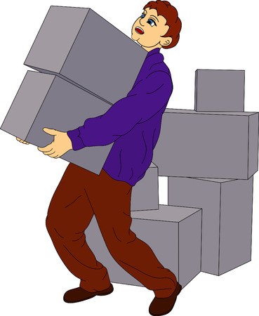  Delivery man isolated on background

のイラスト素材