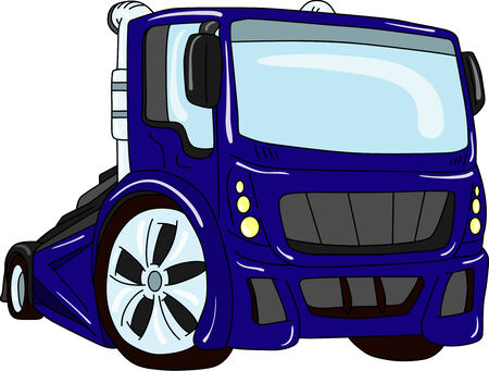 car tuning isolated on backgroundのイラスト素材