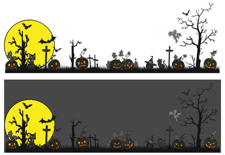 vector - Halloween theme - isolated on backgroundのイラスト素材