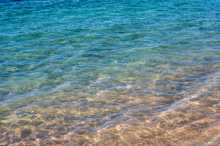 Abstract sea background. Abstract sandy summer beach background with blue ocean. Beautiful texture....