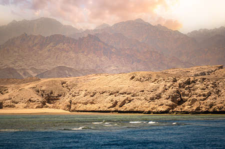 Sinai Peninsula. Sinai has become a tourist destination due to its natural setting, rich coral reefs, and biblical history. Biblical Mount Sinai. Mount sinaiの写真素材